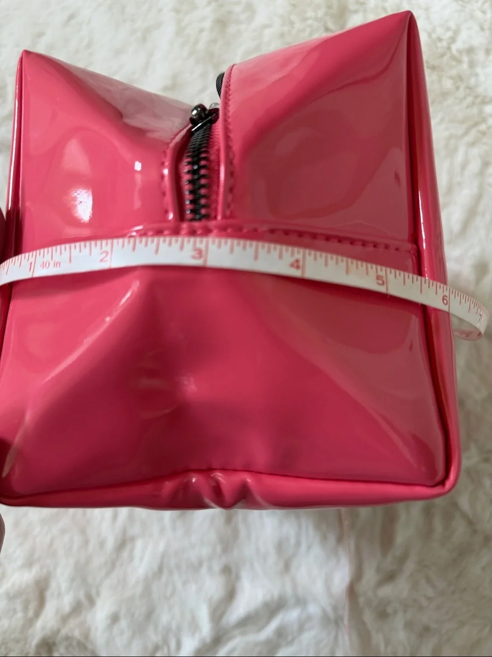 NEW Versace Hot Pink Patent Medusa Pouch